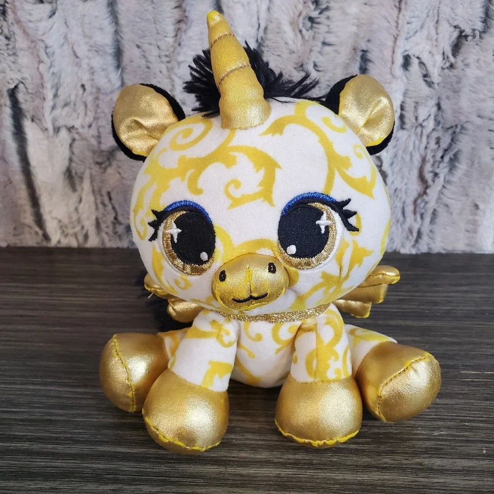 GUND P.Lushes Designer Fashion Pets Vera Von Corn Gold Unicorn Plush Toy 8